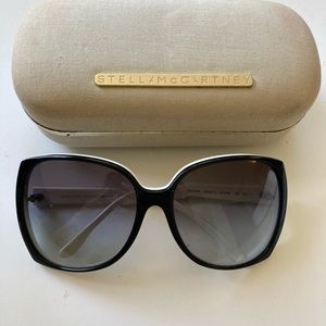 - Stella McCartney black and white sunglasses